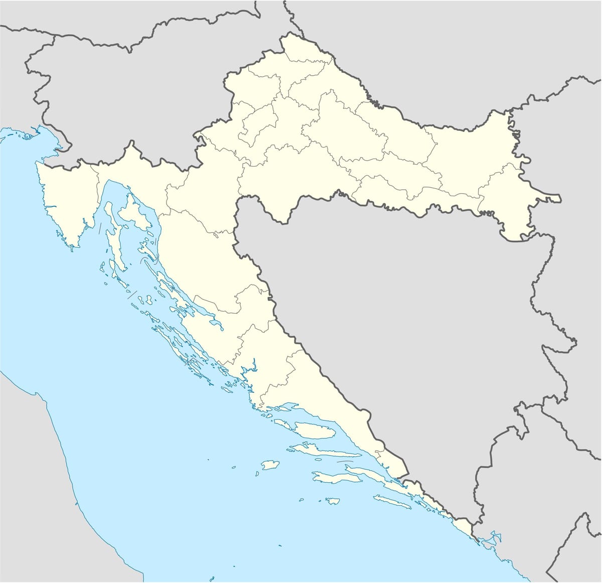 harta croației offline
