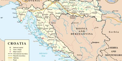 Harta de conducere din croația