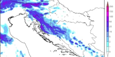 Harta croației radar