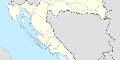 Croația locație hartă