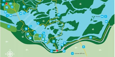 Parcul național Krka croația hartă