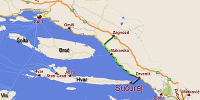 Harta omis, croația